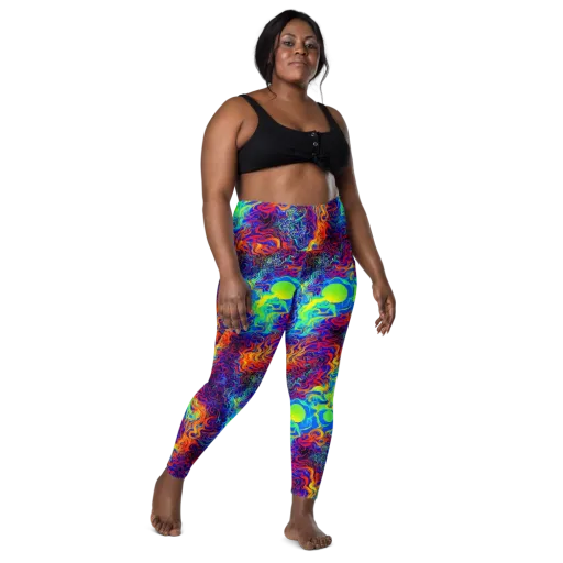 Luminous Havoc on a Leggings with Pockets