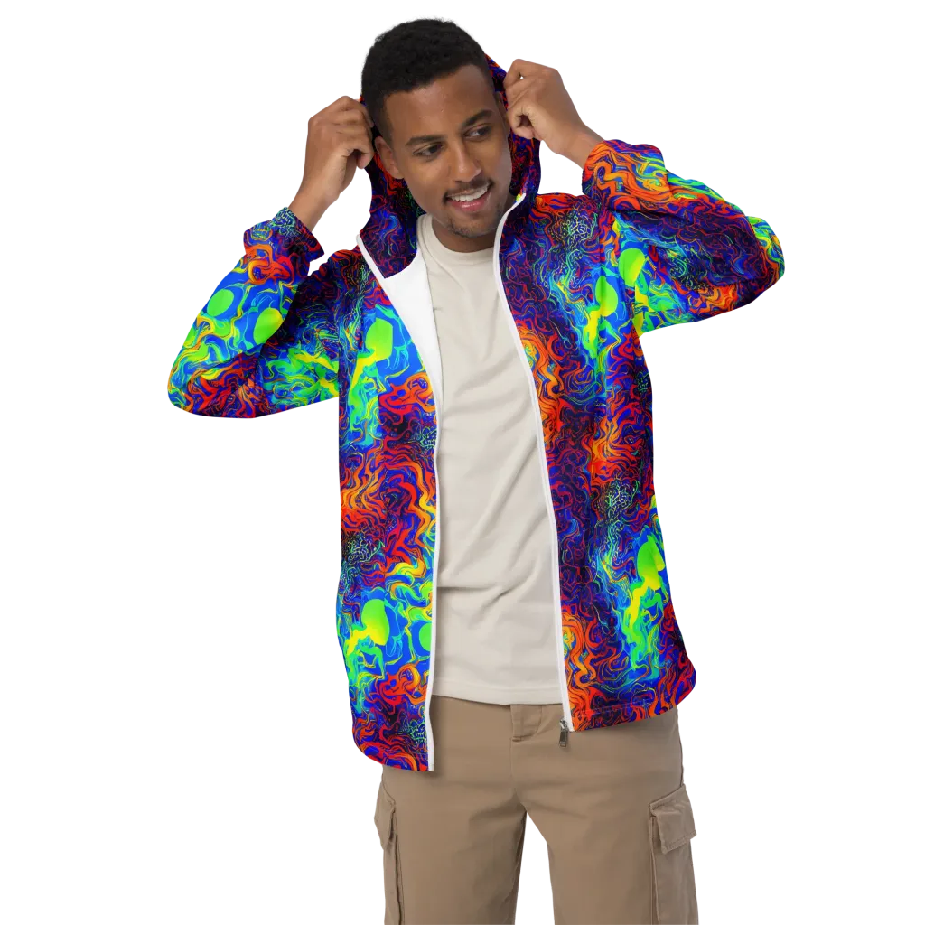 Luminous Havoc on Men's Windbreaker — Front