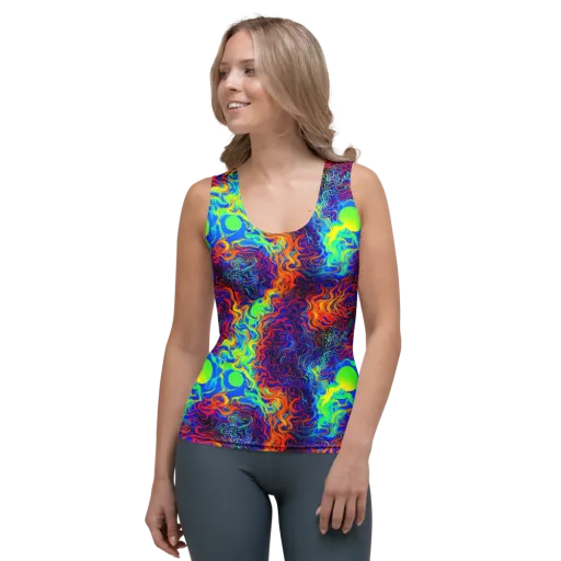 Luminous Havoc on a Women's Tank Top