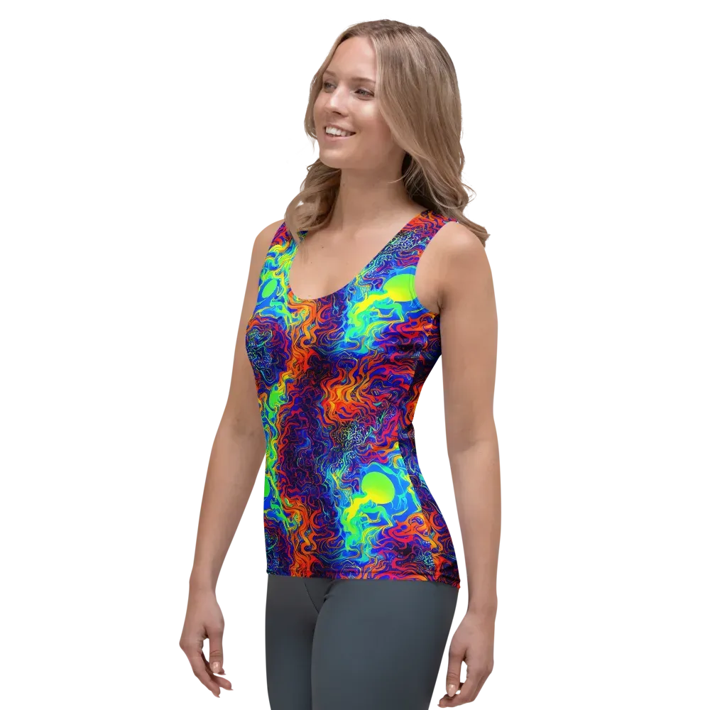 Luminous Havoc on Women's Tank Top — Left Front