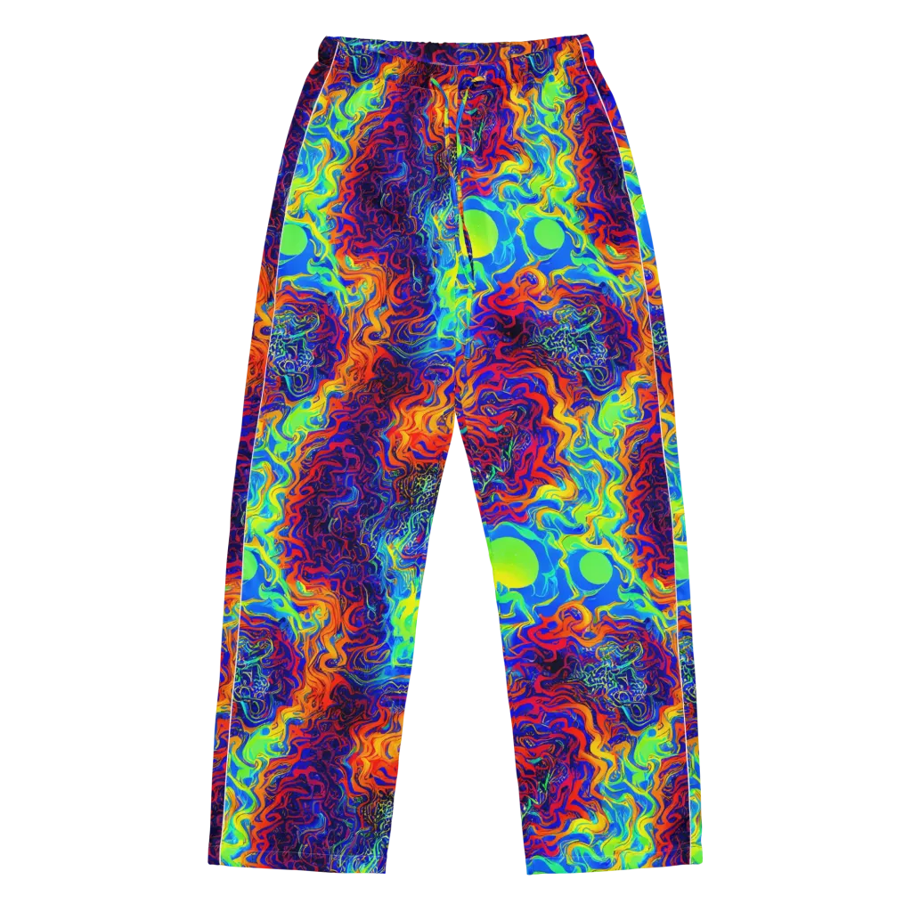 Luminous Havoc on Women's Pajama Pants — Front