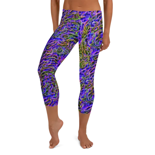Prismatic Coil on a Capri Leggings