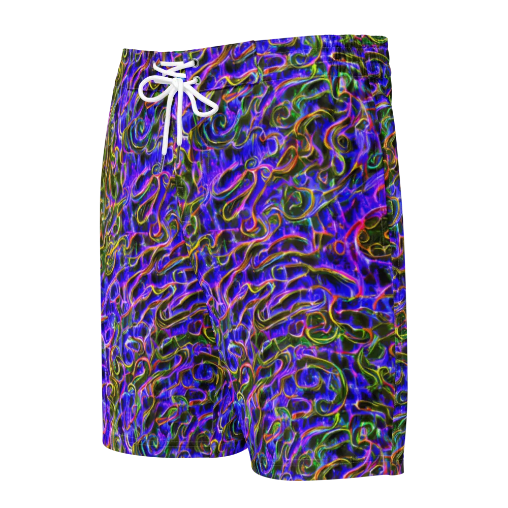 Prismatic Coil on Men's Board Shorts — Front