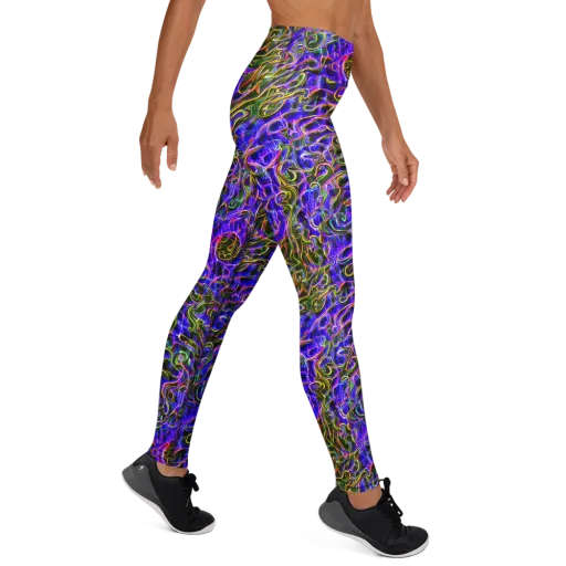 Prismatic Coil on a Yoga Leggings