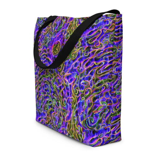 Prismatic Coil on a Large Tote Bag W/ Pocket