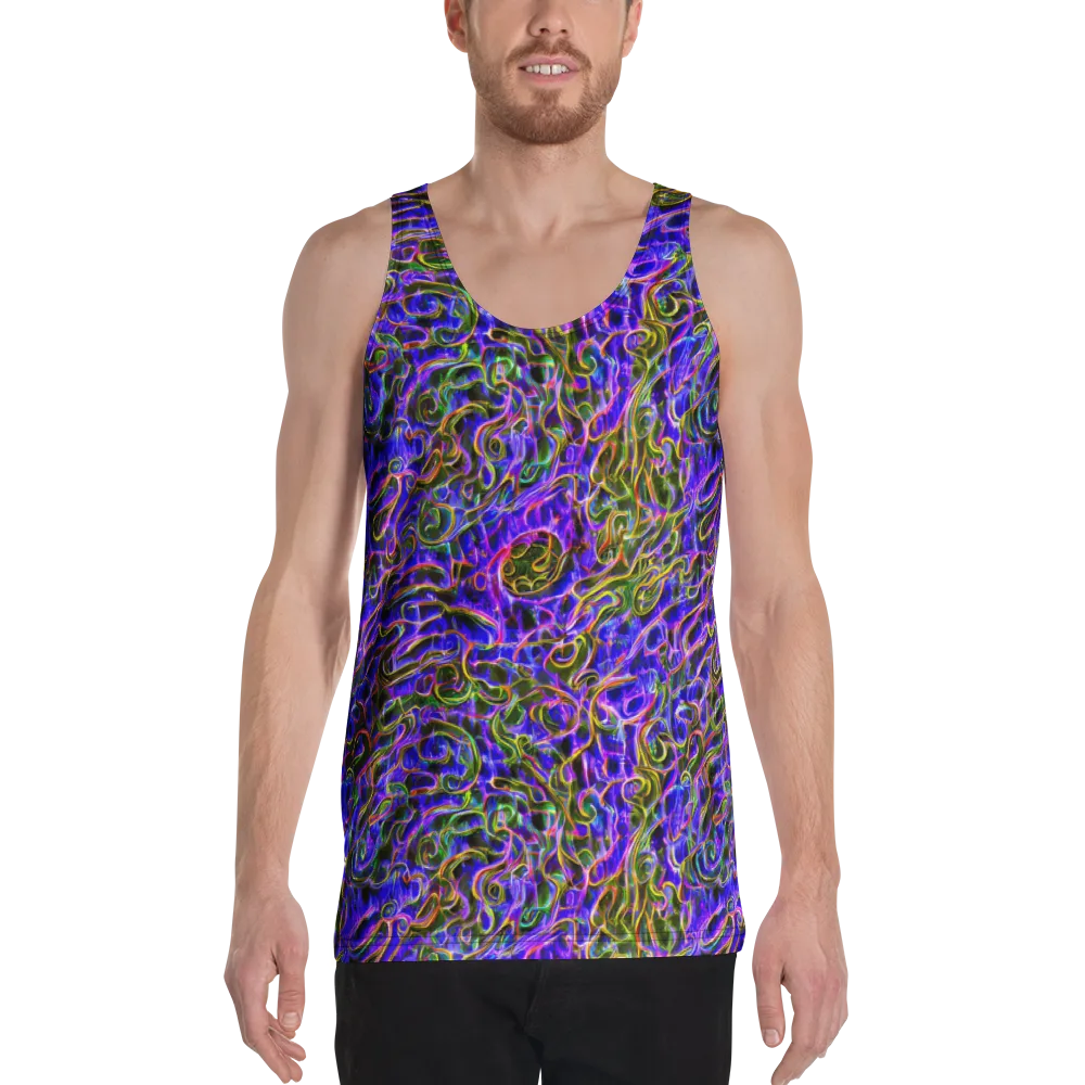Prismatic Coil on Men's Tank Top — Front