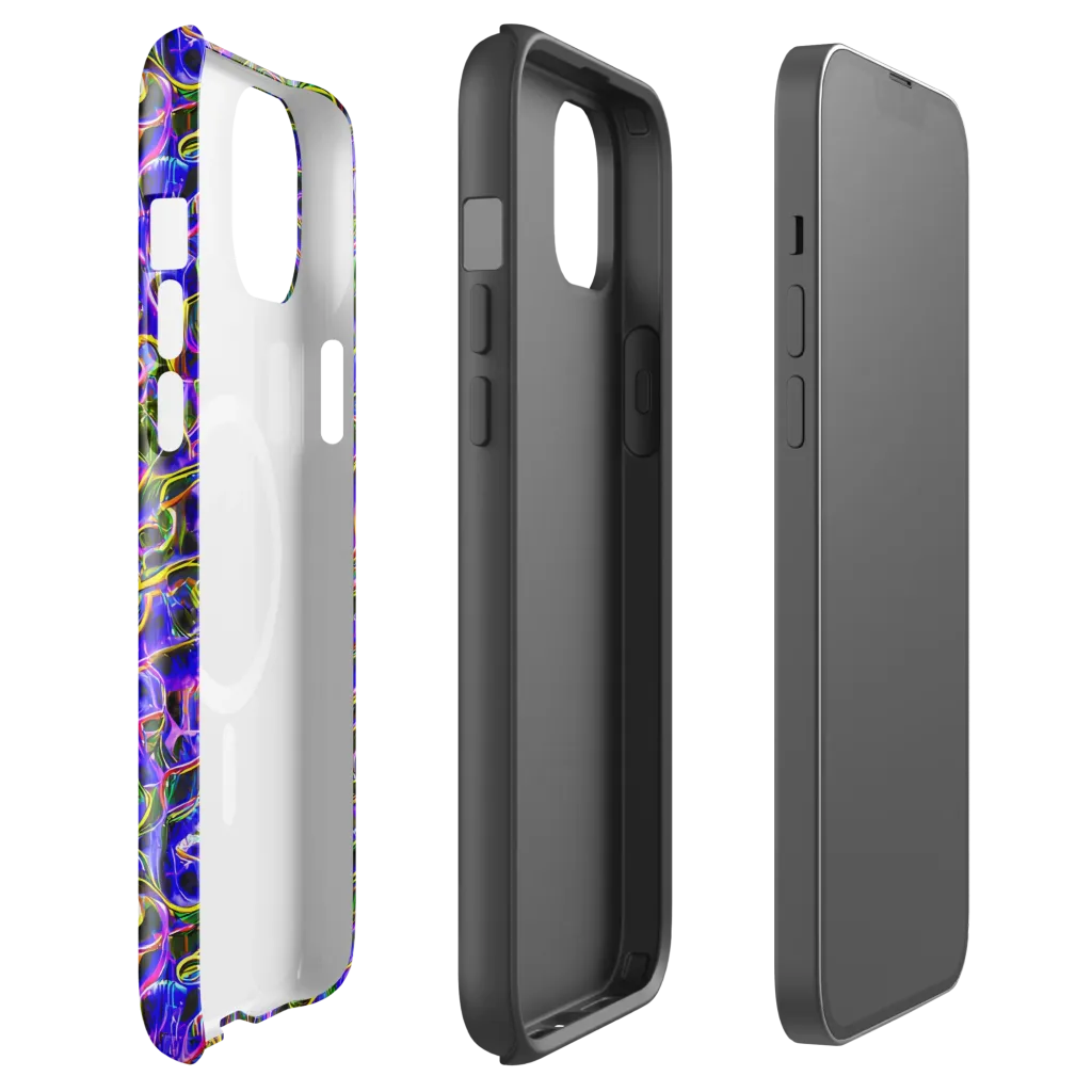 Prismatic Coil on MagSafe Tough Case for iPhone® — Front