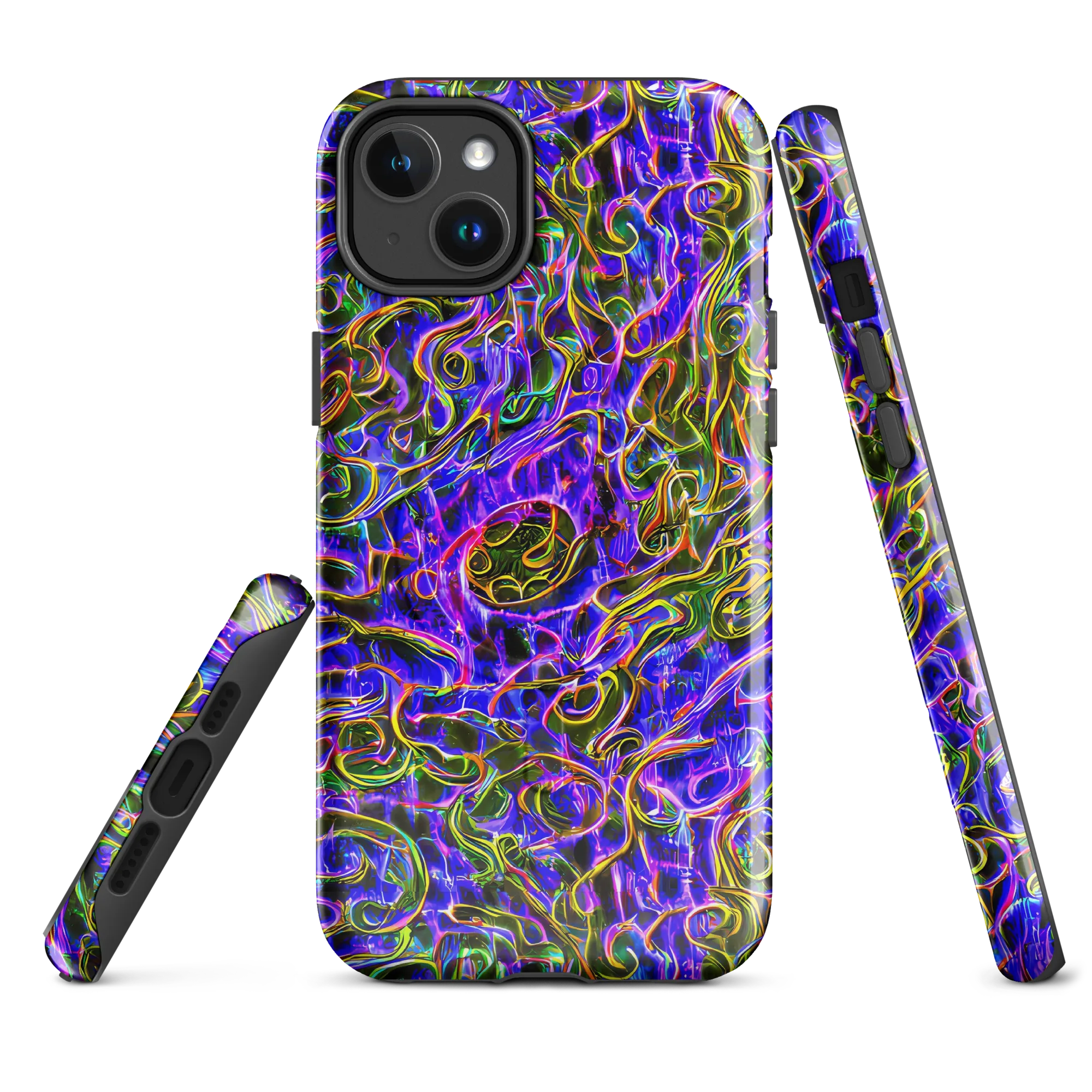 Prismatic Coil on MagSafe Tough Case for iPhone® — Front