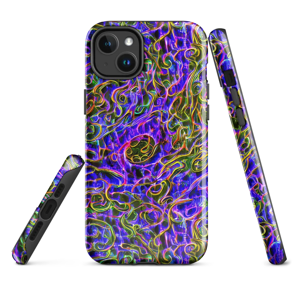 Prismatic Coil on MagSafe Tough Case for iPhone® — Front