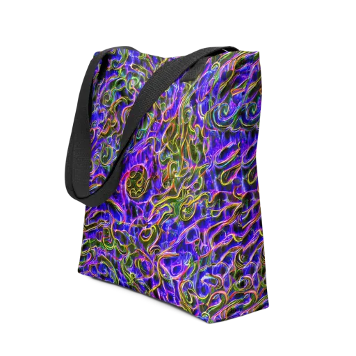Prismatic Coil on a Tote Bag