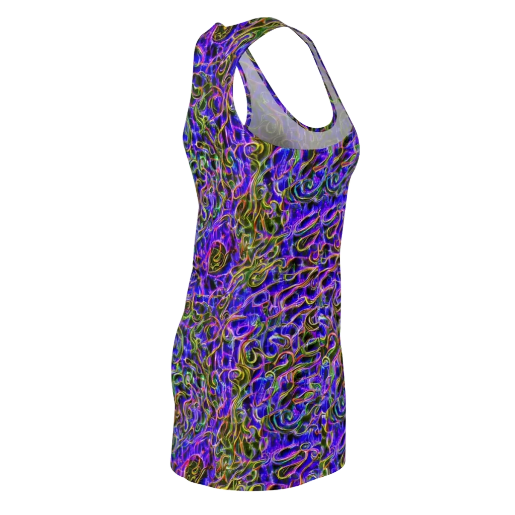 Prismatic Coil on Racerback Dress — Back Side