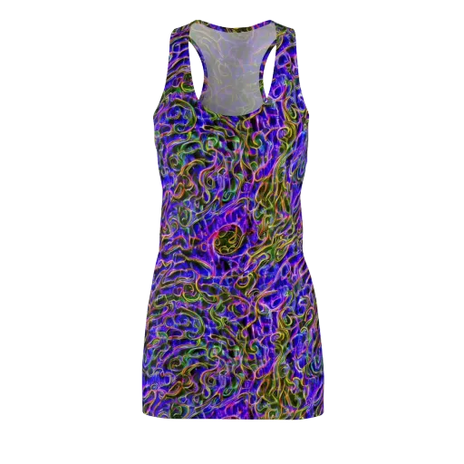 Prismatic Coil on a Racerback Dress