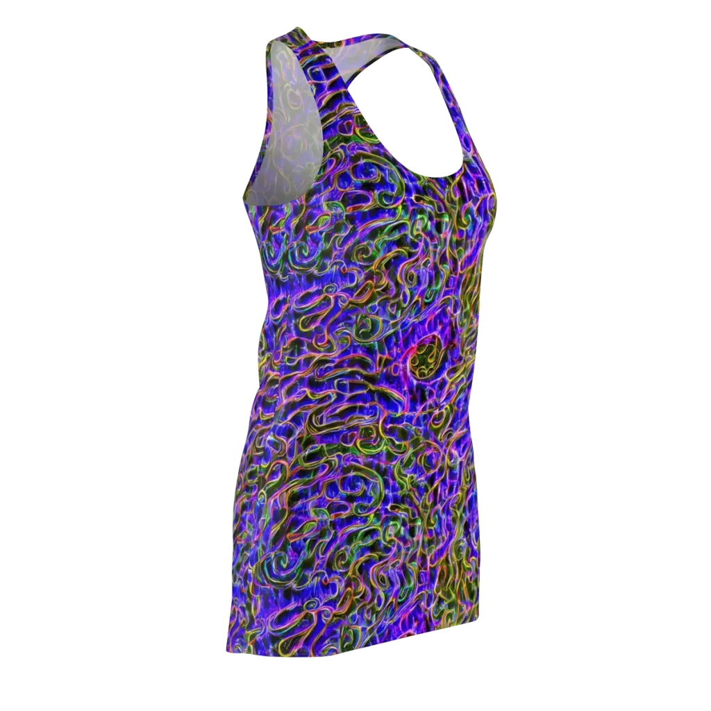 Prismatic Coil on Racerback Dress — Front Side