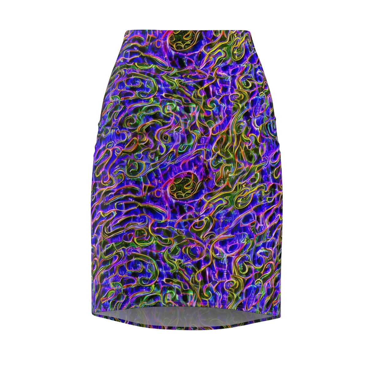 Prismatic Coil on Pencil Skirt — Front