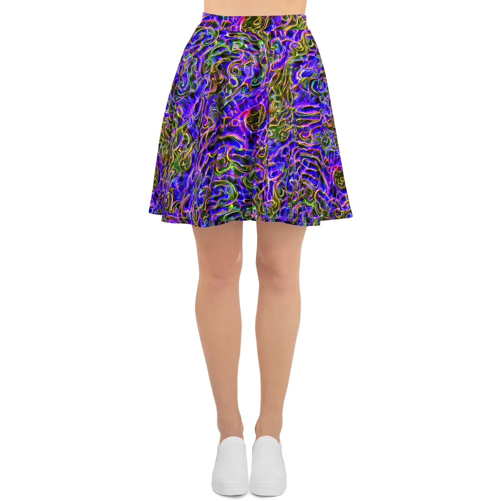 Prismatic Coil on Skater Skirt — Front