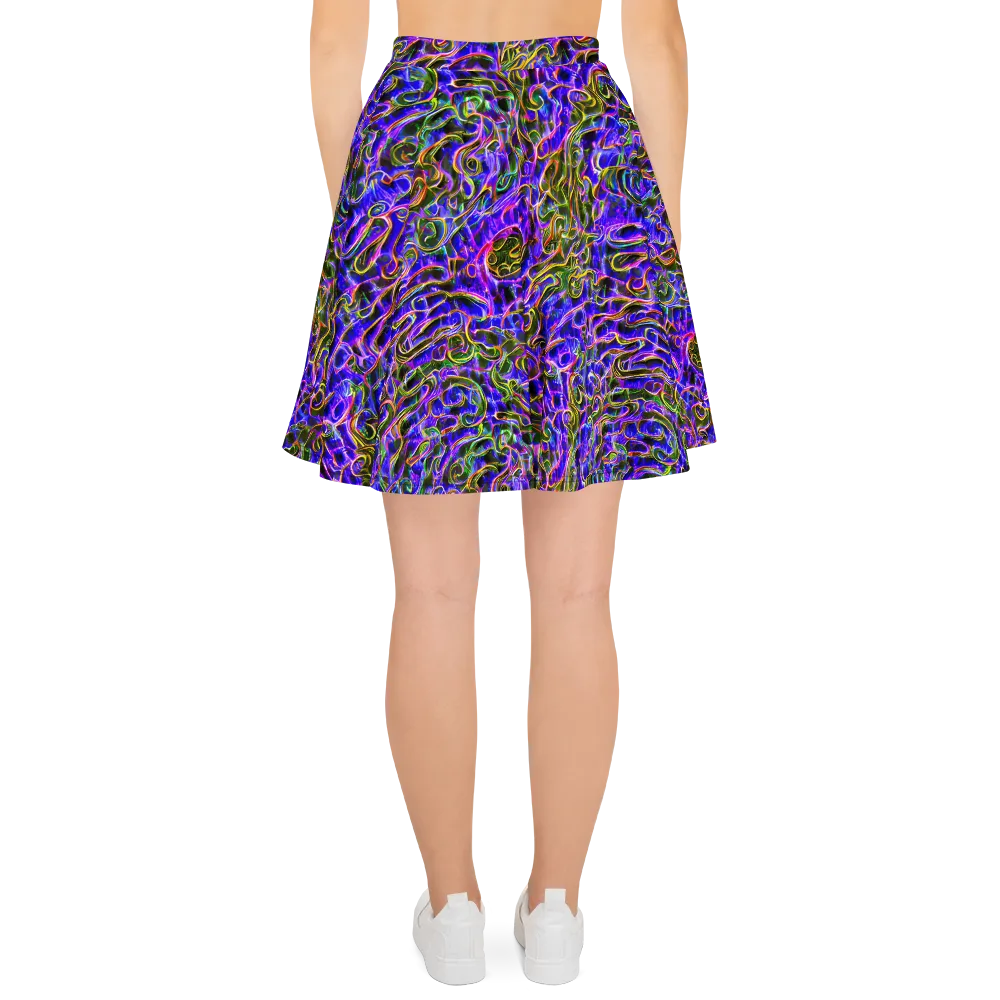 Prismatic Coil on Skater Skirt — Back