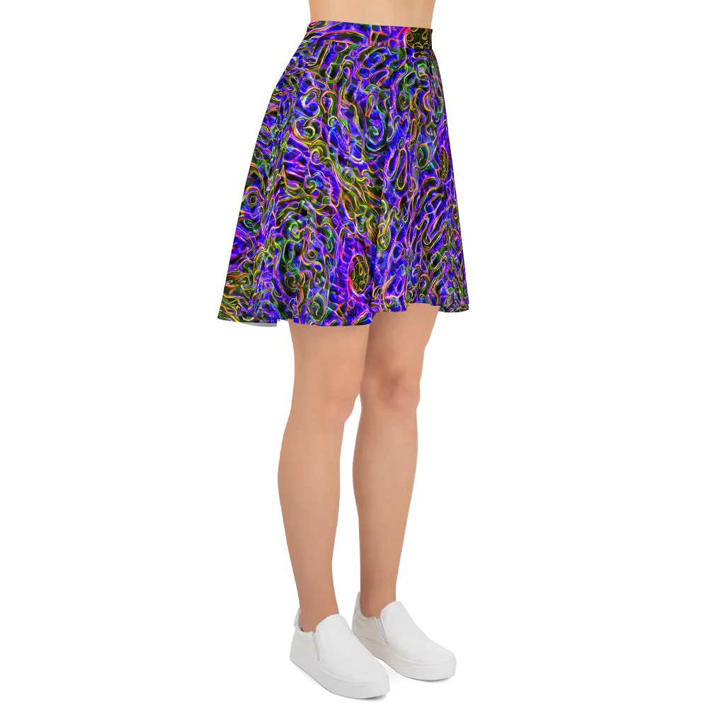 Prismatic Coil on Skater Skirt — Right