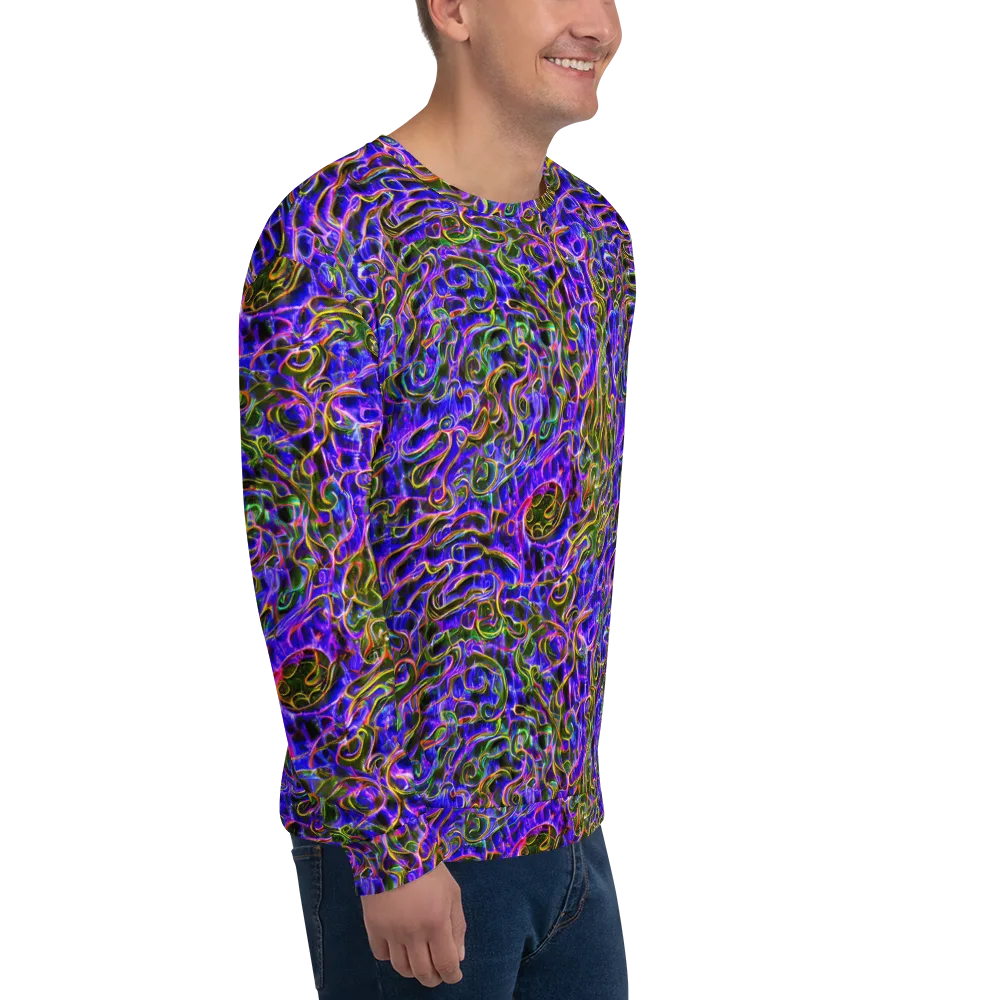 Prismatic Coil on Sweatshirt — Right Front