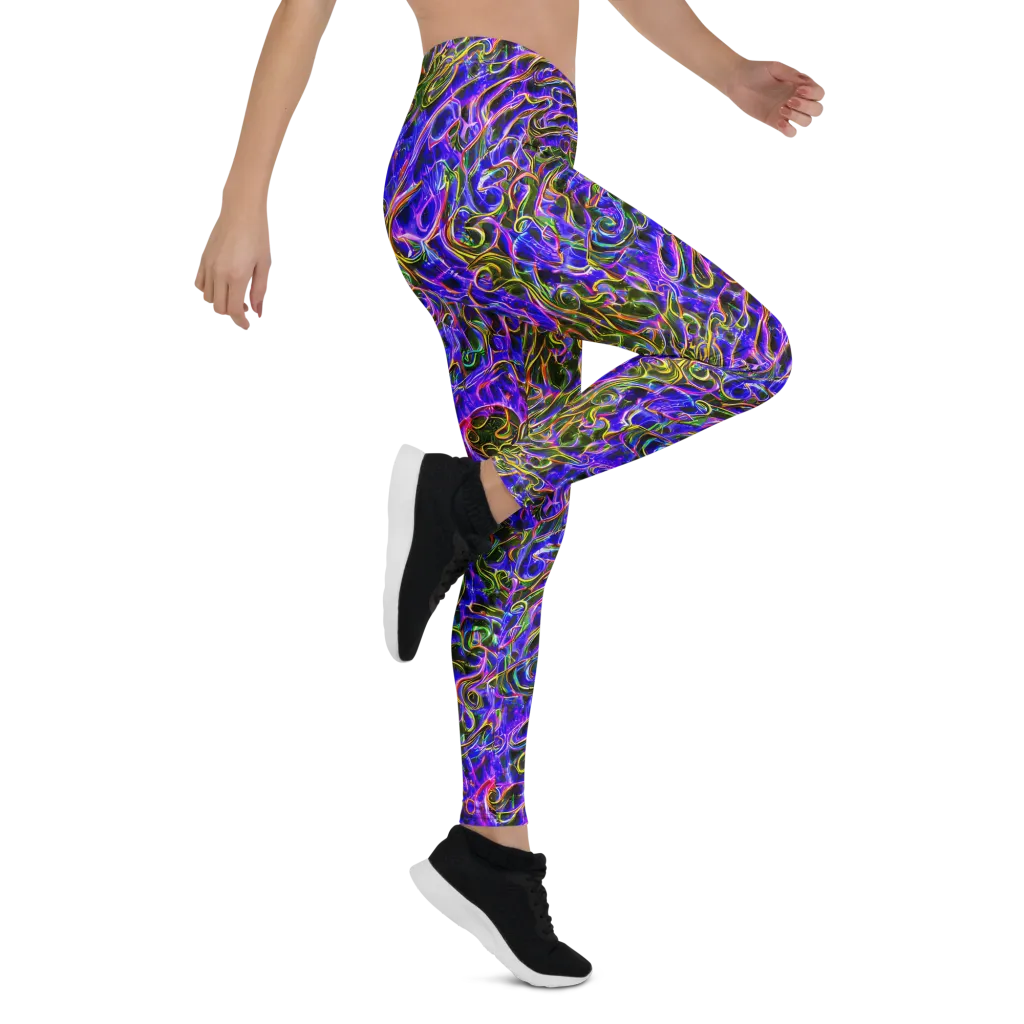 Prismatic Coil on Leggings — Right