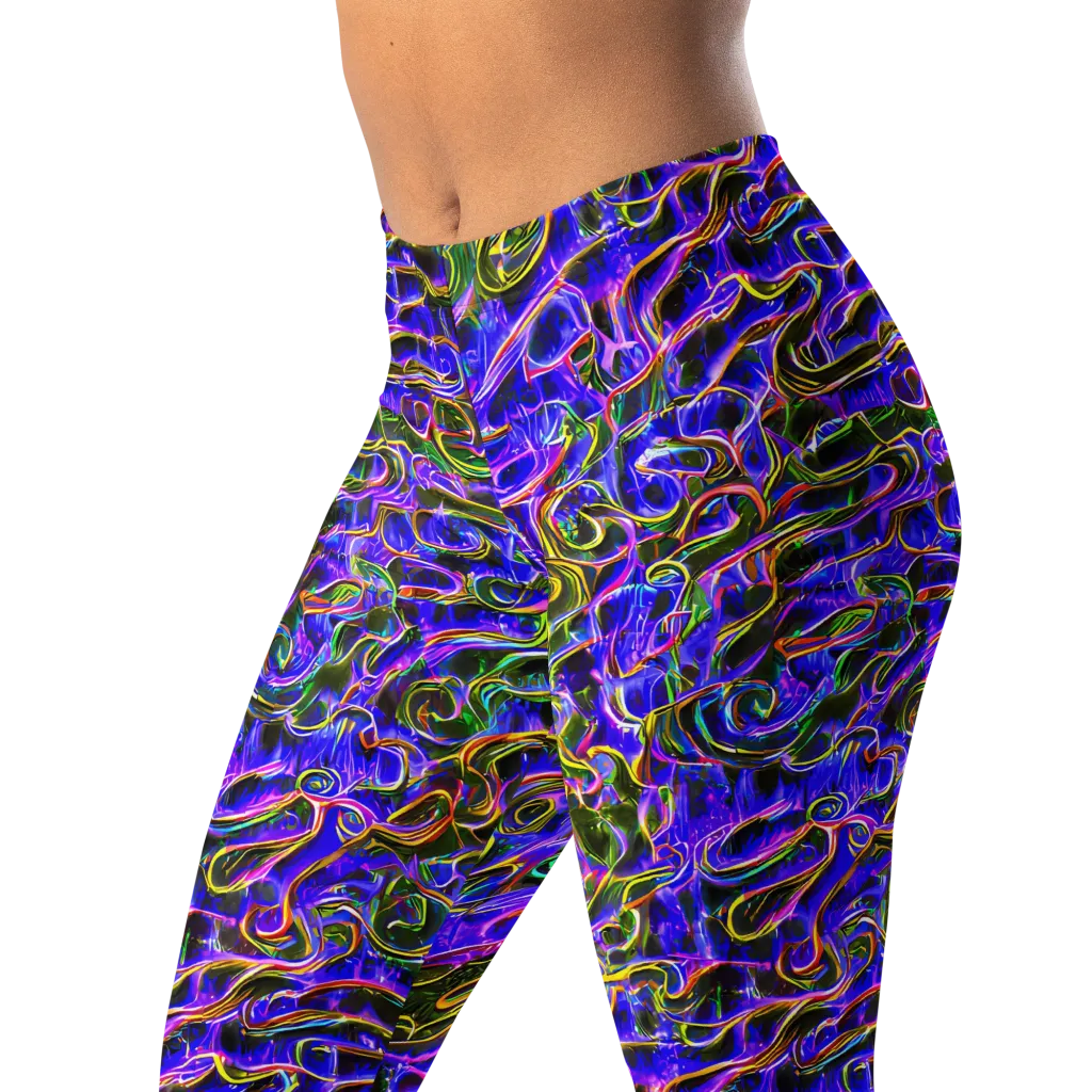 Prismatic Coil on Leggings — Left Front
