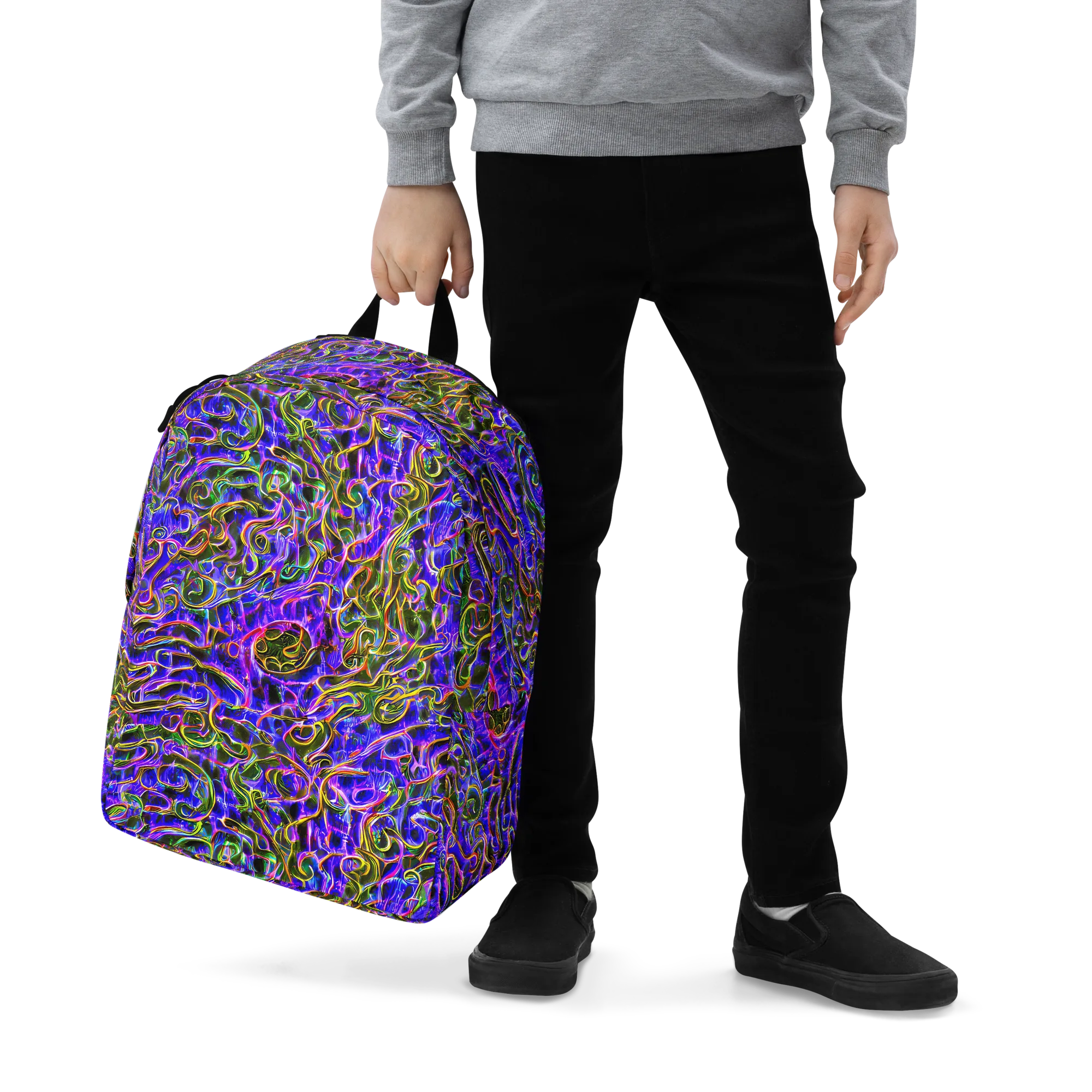Prismatic Coil on Minimalist Backpack — Zoomed-in
