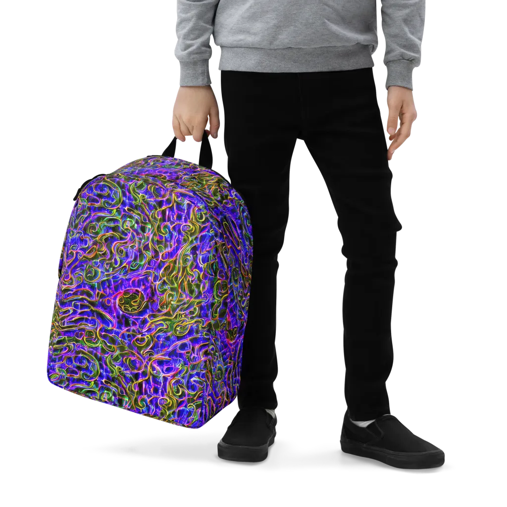 Prismatic Coil on Minimalist Backpack — Zoomed-in