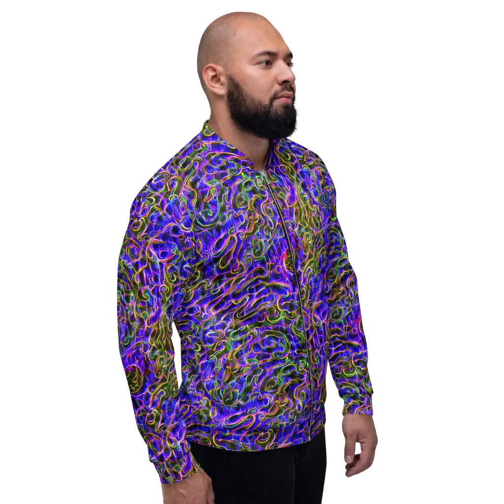 Prismatic Coil on Bomber Jacket — Right