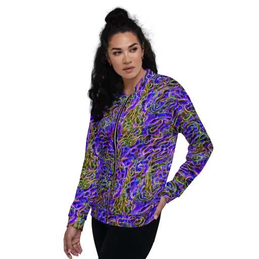 Prismatic Coil on a Bomber Jacket
