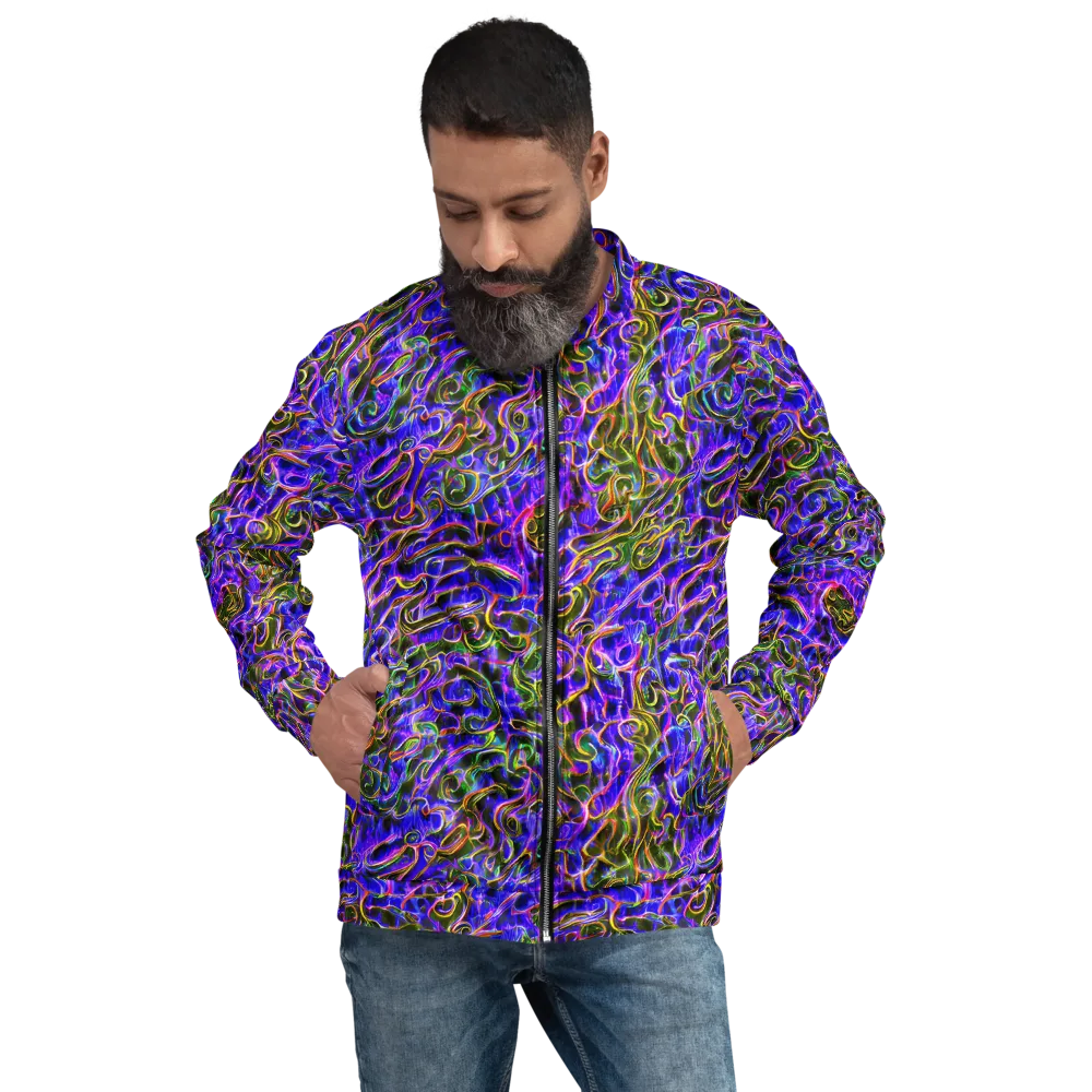 Prismatic Coil on Bomber Jacket — Front