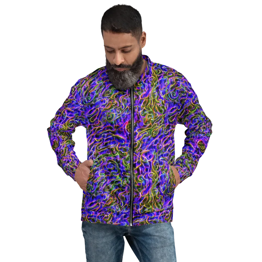 Prismatic Coil on Bomber Jacket — Front
