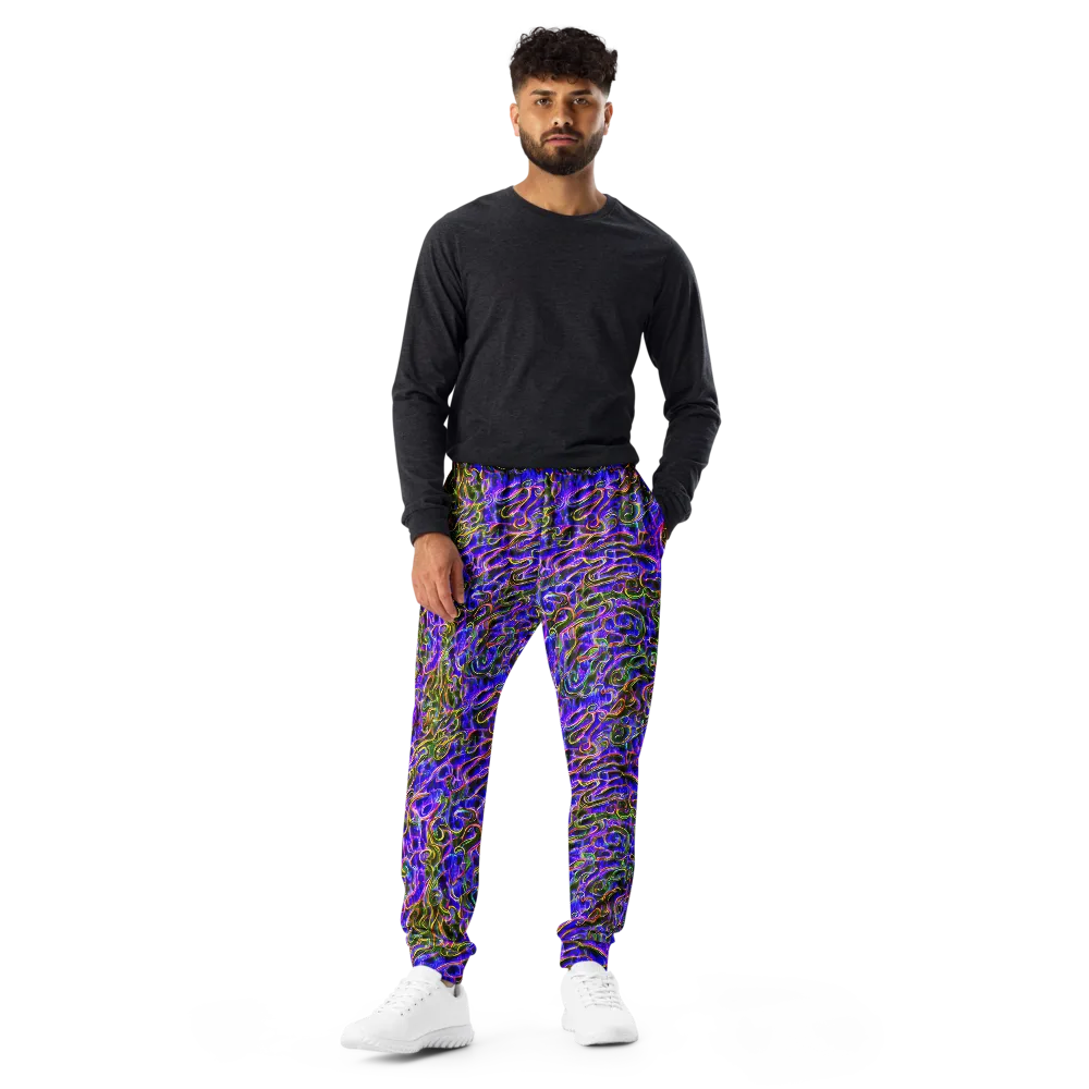 Prismatic Coil on Men's Joggers — Front
