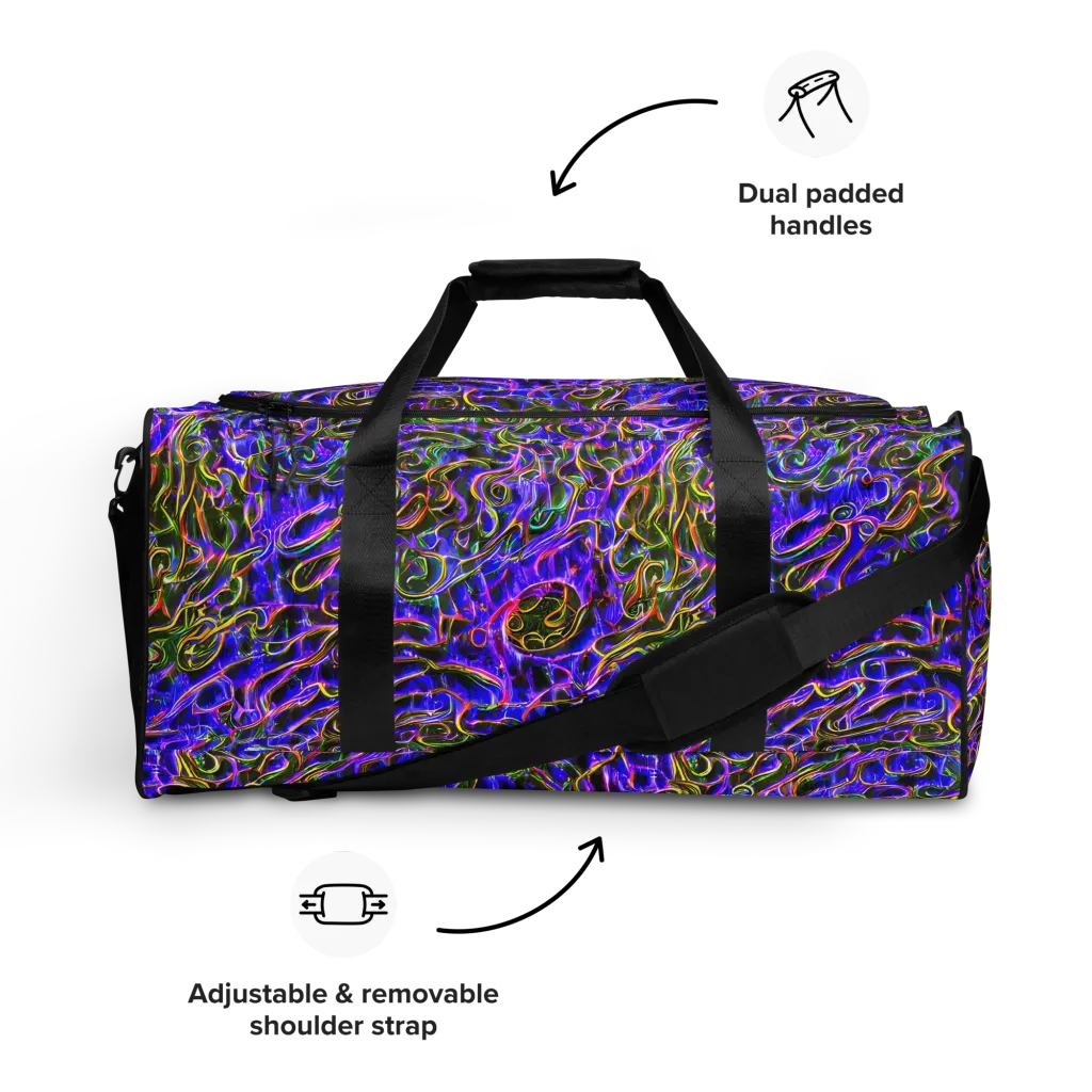 Prismatic Coil on Duffle Bag — Front