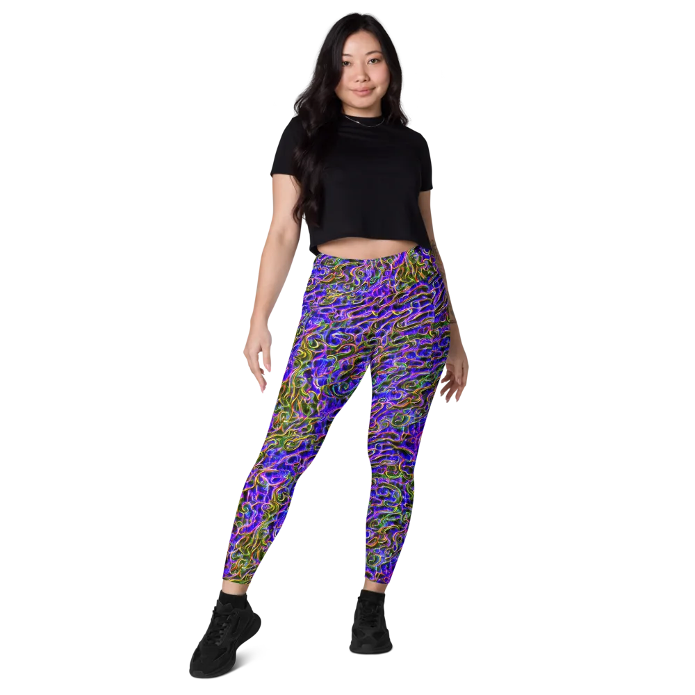 Prismatic Coil on Leggings with Pockets — Front
