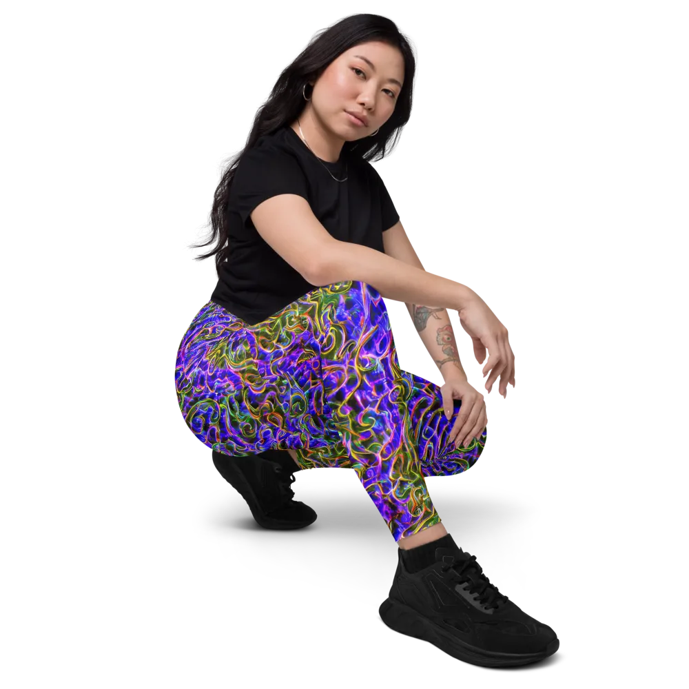 Prismatic Coil on Leggings with Pockets — Right Front