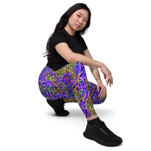 Prismatic Coil on a Leggings with Pockets