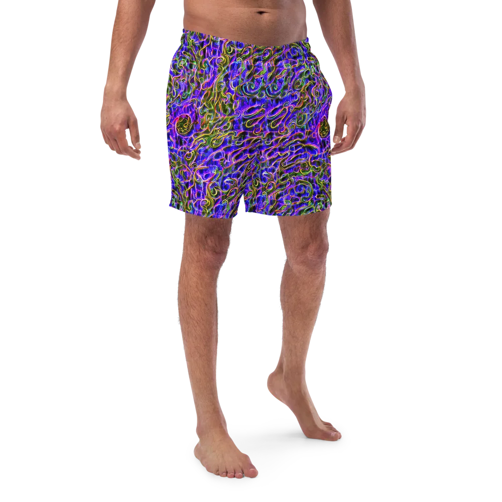 Prismatic Coil on Swim Trunks — Front