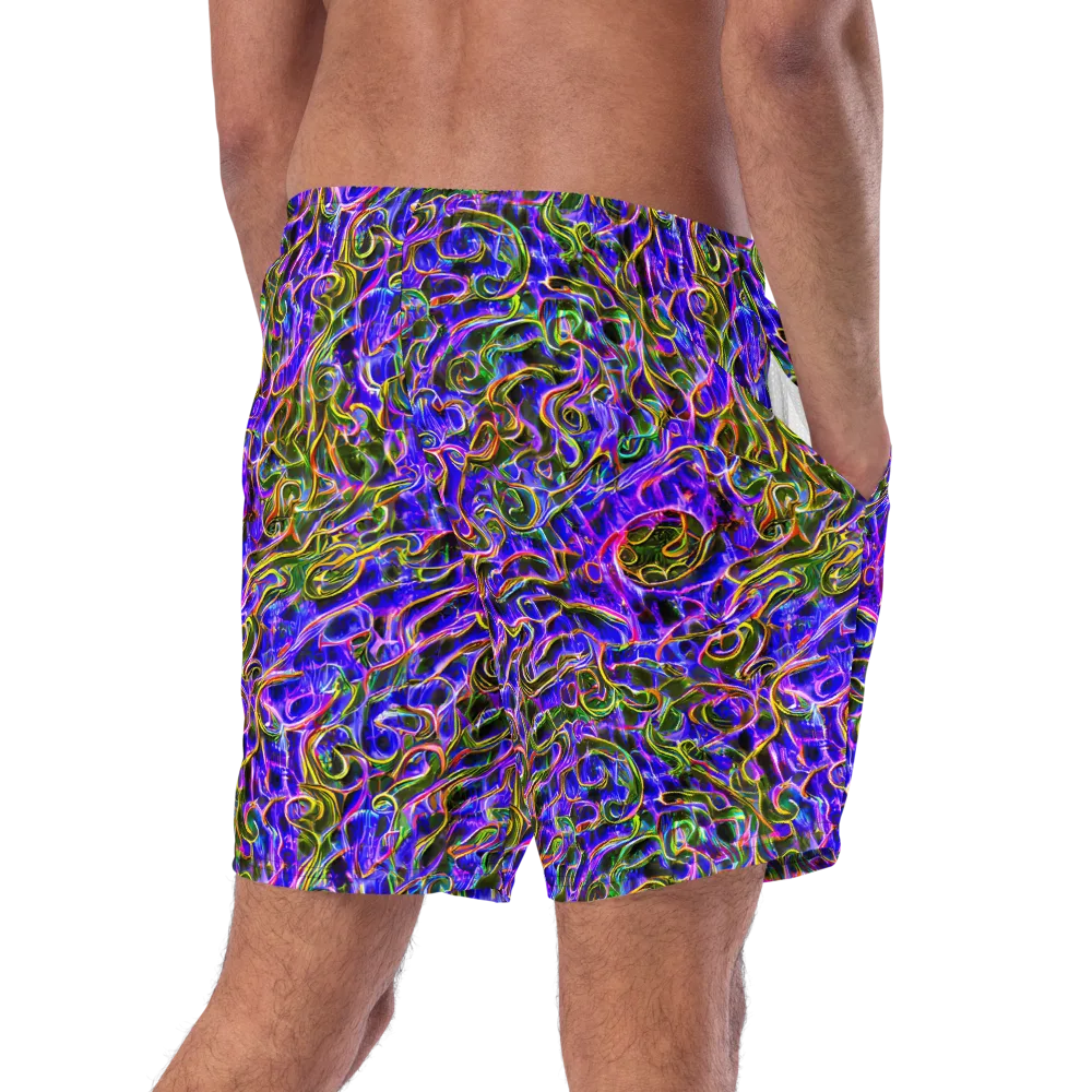 Prismatic Coil on Swim Trunks — Right Back