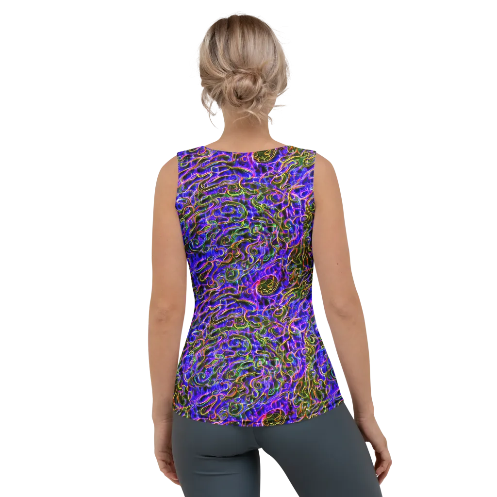 Prismatic Coil on Women's Tank Top — Back