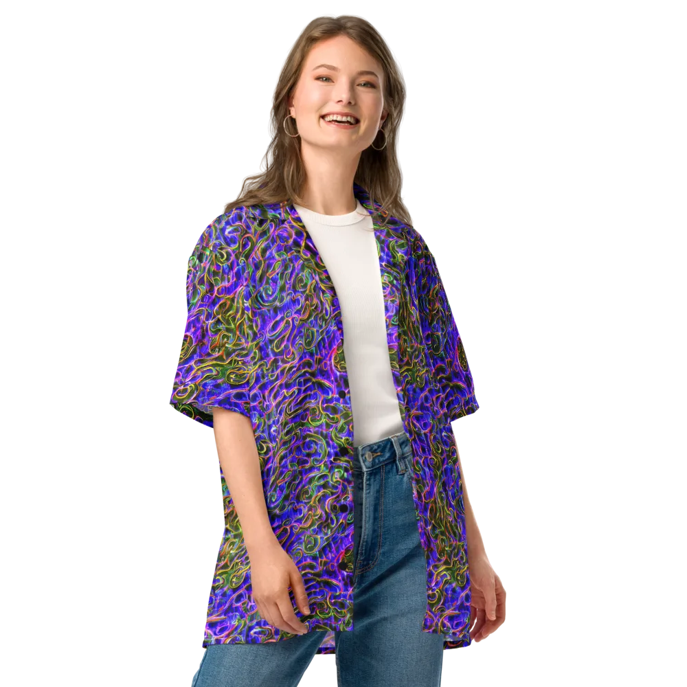 Prismatic Coil on Button Shirt — Front
