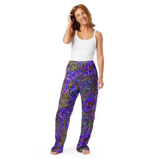 Prismatic Coil on a Women's Pajama Pants