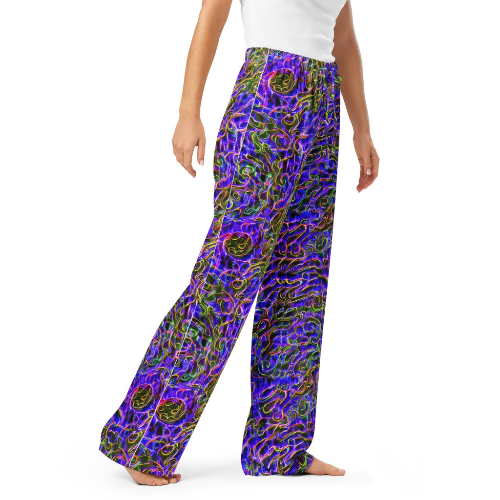 Prismatic Coil on Women's Pajama Pants — Right Front
