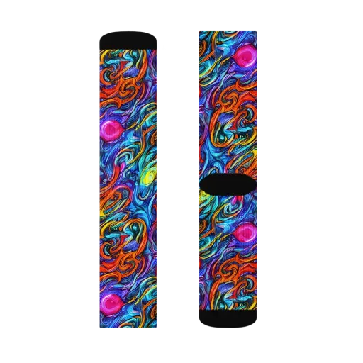Saturated Swirl on a Socks
