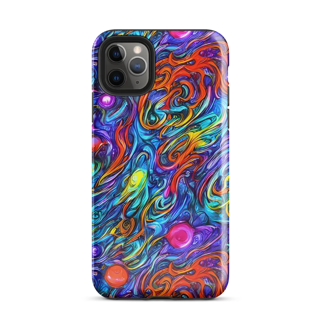 Saturated Swirl on Tough Case for iPhone® — Front