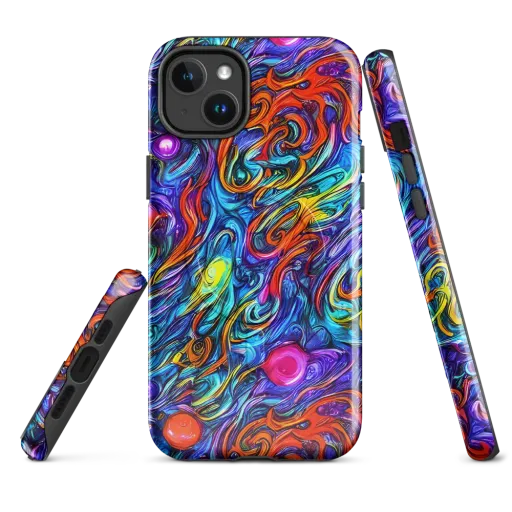 Saturated Swirl on a MagSafe Tough Case for iPhone®