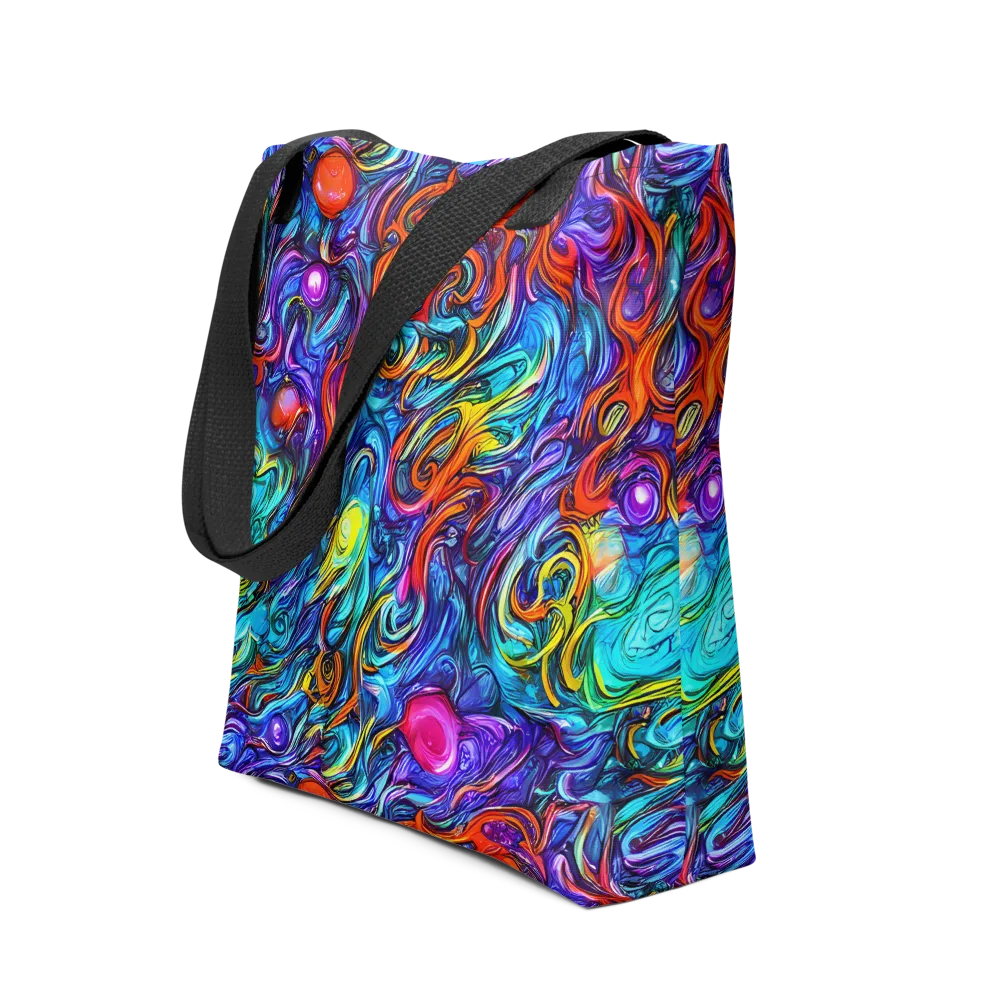 Saturated Swirl on Tote Bag — Front