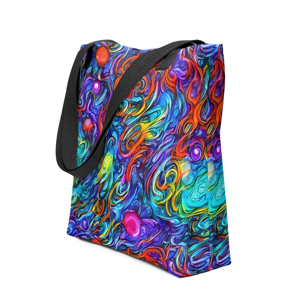 Saturated Swirl on Tote Bag — Front