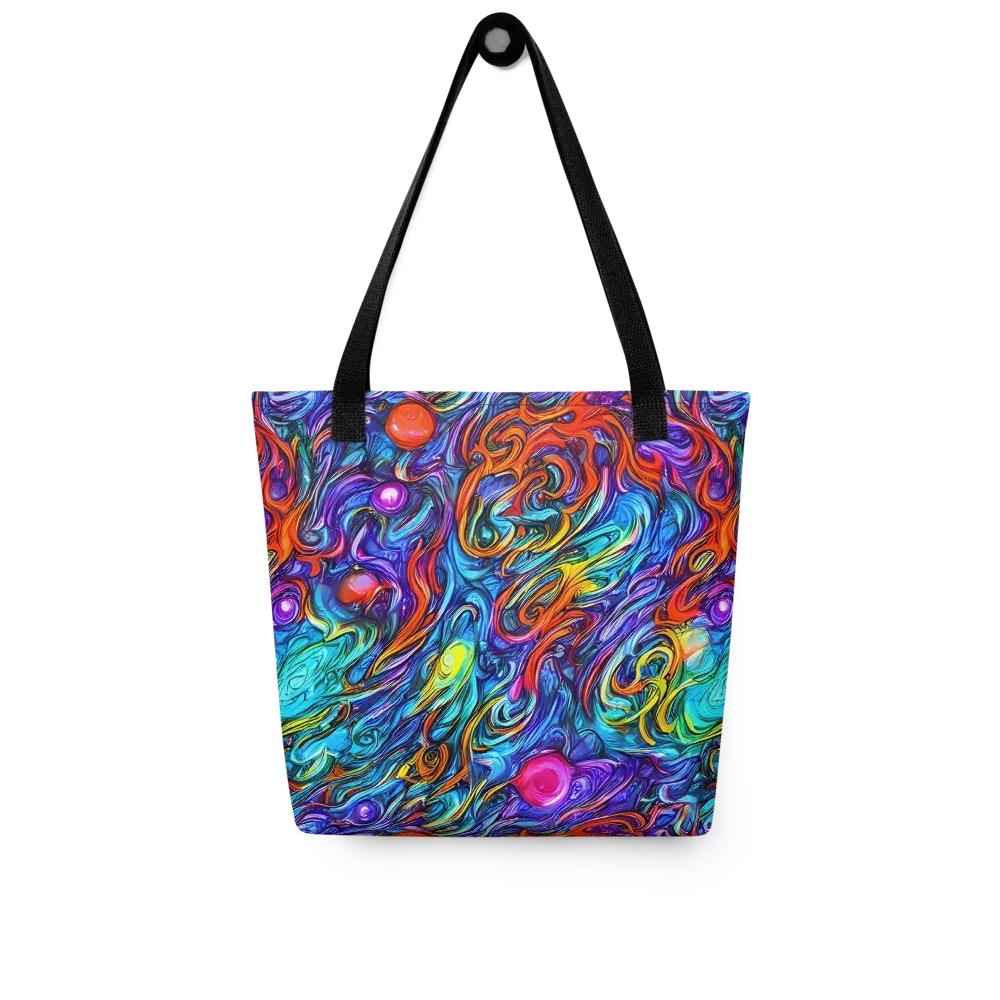 Saturated Swirl on Tote Bag — Front