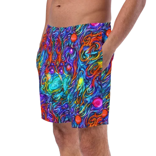 Saturated Swirl on a Swim Trunks