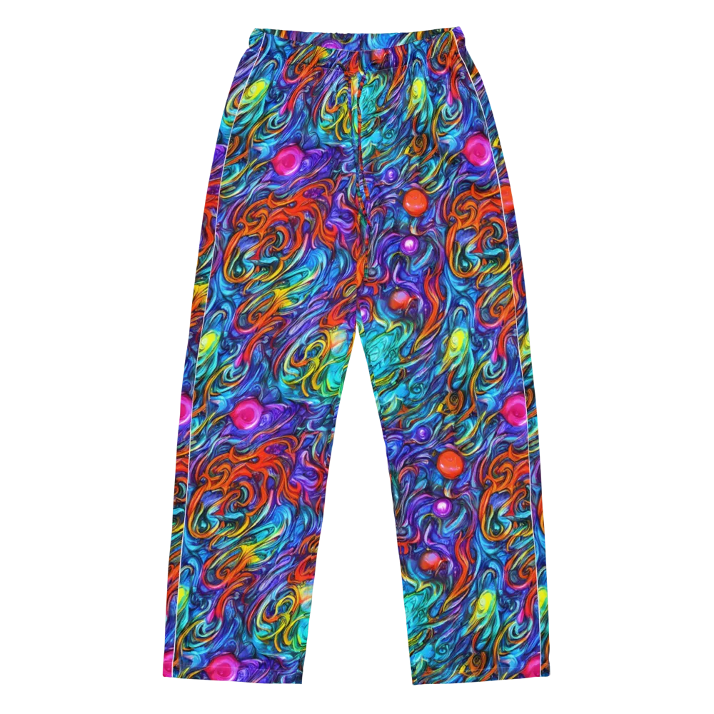 Saturated Swirl on Women's Pajama Pants — Front