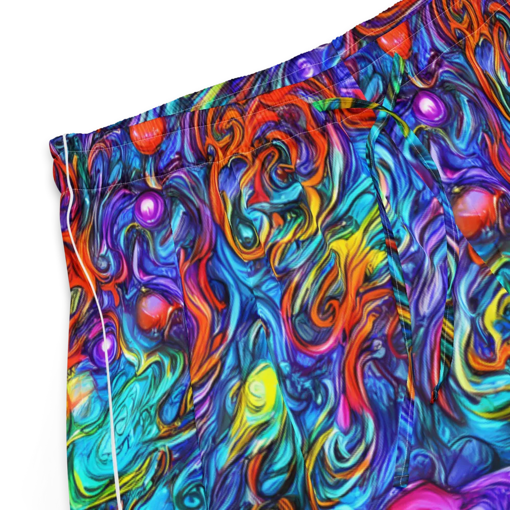 Saturated Swirl on Women's Pajama Shorts — Product details